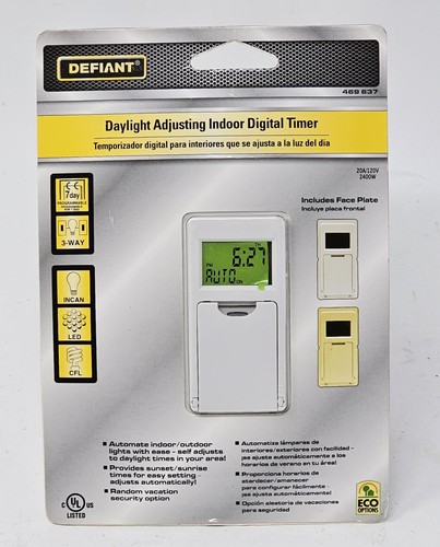 Defiant daylight adjusting - daylight,
