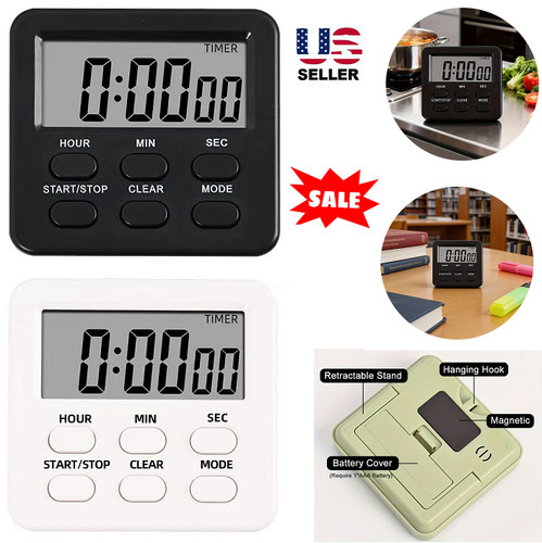 Digital dual kitchen timer - digital,