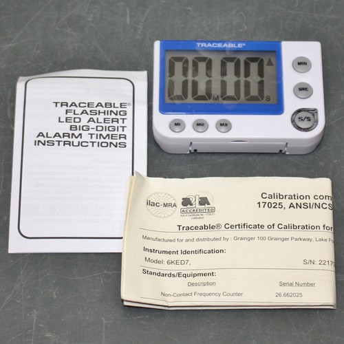Traceable digital timer - traceable,
